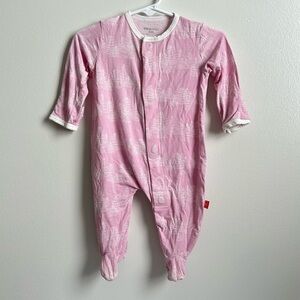 Magnetic Me 0-3 months Modal Pink Footie Sleeper